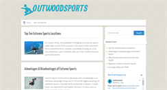 Desktop Screenshot of outwoodsports.co.uk